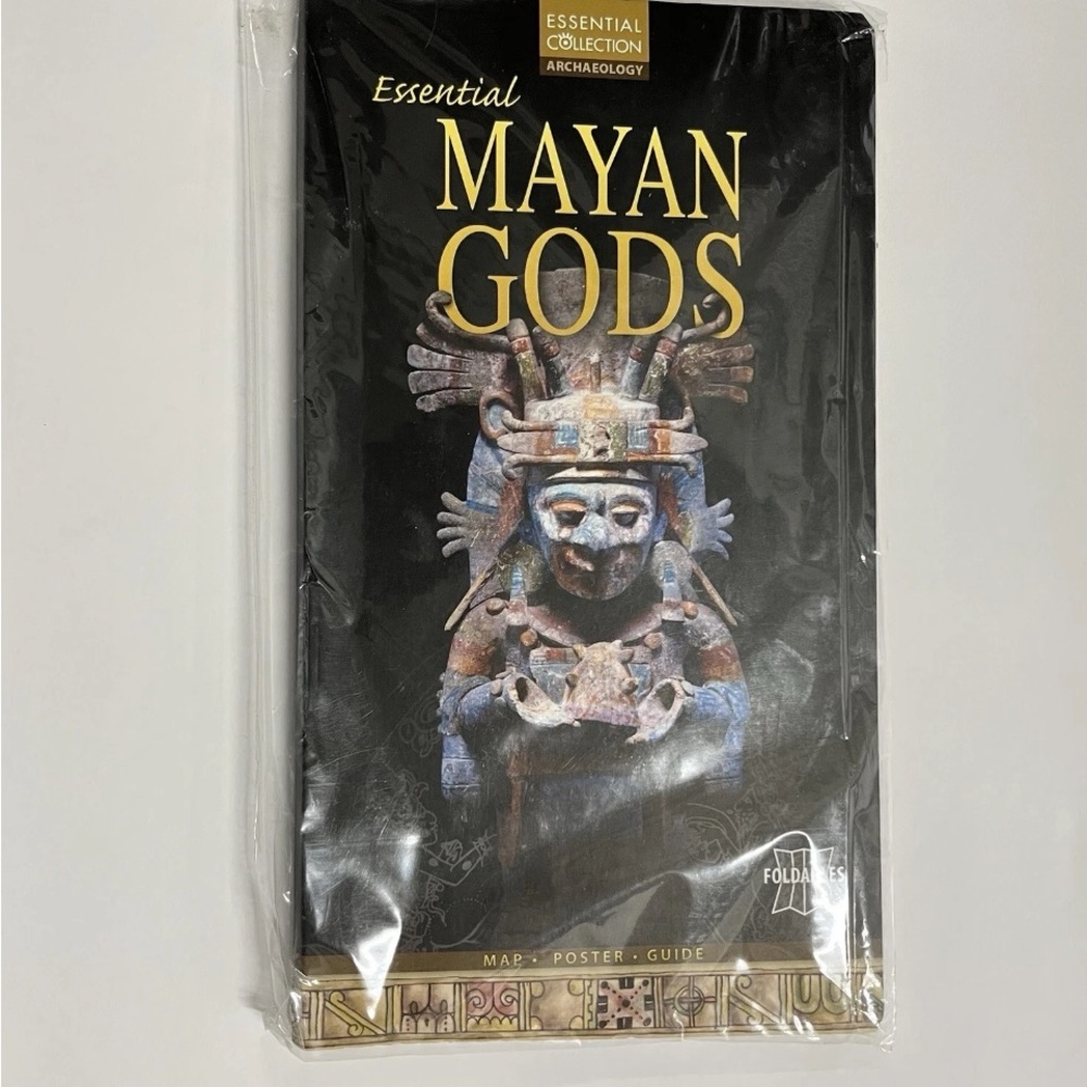 Essential Mayan Gods Foldables Map Poster Guide New Sealed